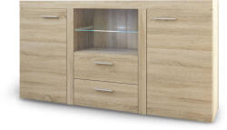  RUMBA széles fiókos komód - sonoma tölgy (10000094552)