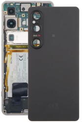tel-szalk-1929695151638 Sony Xperia 1 VI Fekete akkufedél hátlap, kamera lencse (tel-szalk-1929695151638)