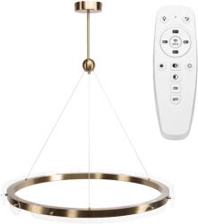 Toolight Toollight Loop, LED mennyezeti lámpa 79cm, 26W, távirányító, APP1549-CP, arany matt, OSW-06970 (OSW-06970)