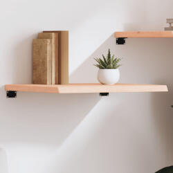 vidaXL kezeletlen tömör tölgyfa fali polc 60x60x(2-4) cm (363534)