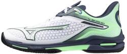 Mizuno Wave Exceed Tour 6 CC White/India Ink/Neo Mint Férfiteniszcipő EUR 45