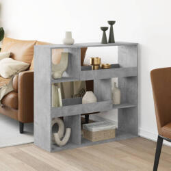 vidaXL betonszürke szerelt fa térelválasztó 100 x 33 x 94, 5 cm (3309477) - valora