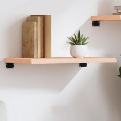 vidaXL kezeletlen tömör tölgyfa fali polc 60x40x(2-4) cm (363528) - valora