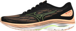 Mizuno Wave Ultima 15 Black / Mizuno Neo Lime / Apricot Ice Női futócipő UK 7, 5 Férfi futócipő