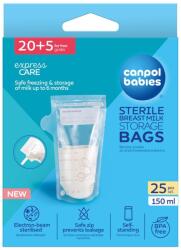 Canpol babies Ételtároló tasakok Canpol babies 20 db 150 ml (70/001)