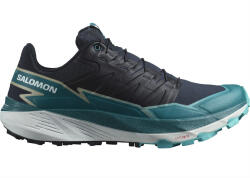 Salomon THUNDERCROSS Carbon/TahitianTide/Peacock Blue Férfi futócipő UK 11