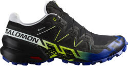 Salomon Speedcross 6 Gtx Black/Surf The Web/Safety Yellow Férfi futócipő UK 10, 5 Férfi futócipő