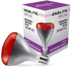 Asalite Infra Izzó Piros R125 E27 100W 2800K