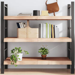 vidaXL kezeletlen tömör tölgyfa fali polc 120x60x(2-6) cm (363579) - valora