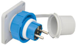 TP Electric Ipari csatlakozó dugvilla 2P+F 16A IP68 beépíthető lakókocsi dugvilla (3101-400-0900)