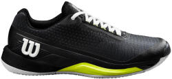 Wilson Rush Pro 4.0 Clay Black/White Férfiteniszcipő EUR 45 1/3