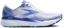 BROOKS Ghost 16 White/Amparo Blue/Limpet Shell Női futócipő US 10 Férfi futócipő