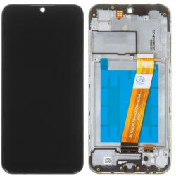 Samsung A015F Galaxy A01 (2020) fekete gyári LCD kijelző érintővel és kerettel