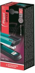 Maped Tűzőgép, 24/6, 26/6, 25 lap, MAPED "Essentials Half-Strip", türkiz (354300) - tonerpiac