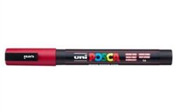 uni POSCA PC-3M sötét piros marker (2UPC3MSP) - tintasziget