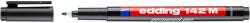 edding Marker permanent OHP, varf 1 mm, negru, EDDING 142 M (ED1421)