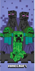 Minecraft Purple Attack fürdőlepedő, strand törölköző 70x140cm - lord