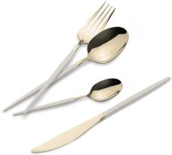 Berlinger Haus Set tacamuri 24 piese, 6 persoane, auriu lucios cu crem Berlinger Haus BH 3070 Tacam