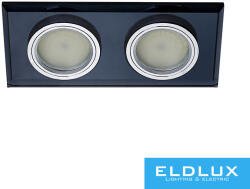 ELDLUX MIRROR süllyesztett lámpatest billenthető 2×GU10 fekete (D302123)