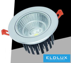 ELDLUX LED süllyestett lámpa 7w 630lm 3000K 24° IP20 alumínium (P-75-C)