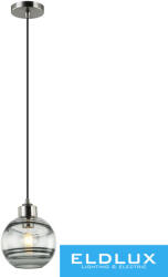 ELDLUX SMOKE függeszték E27 nikkel (25483-1A)