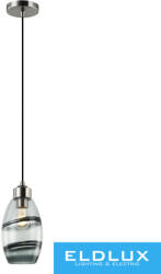 ELDLUX SMOKE függeszték E27 nikkel (25483-1B) - moretti