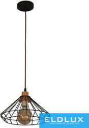 ELDLUX KETREC függeszték E27 fekete (HLH-24509-1)