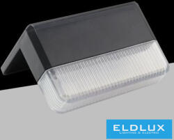 ELDLUX Kültéri Led Fali Lámpa Napelemes Panellel 3000k + Rgb 0.3w Ip65 (xgtjd-001kc) - moretti