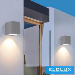 ELDLUX fali lámpa 1×GU10 IP65 68×80×80mm szürke (ES54-G)