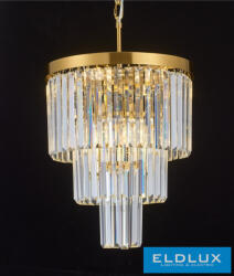 ELDLUX ELDICICLE kristály üveg csillár E14×7 D400x440mm arany (OMD6007-D400)