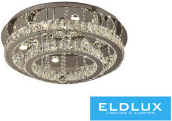 ELDLUX Kristály üveg mennyezeti lámpa 71w 5680lm CCT. T IP20 D650x275mm Króm (C89189-48-9)
