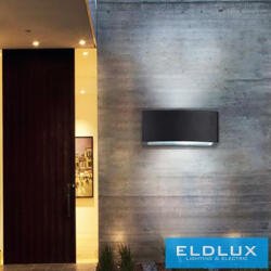 ELDLUX Kültéri fali lámpa E27 Max 60W IP44 fekete 220x90x123mm (ES29-N)