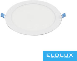 ELDLUX Kör alakú süllyesztett LED panel 12w 1200lm CCT/kap. 120° IP20 Fehér D175mm kivágás: D155mm 3év (P155A-T3C)