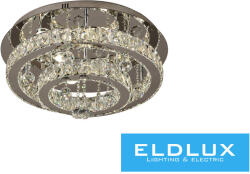 ELDLUX Kristály üveg mennyezeti lámpa 52w 4160lm CCT. T IP20 D550x275mm Króm (C89189-38-6)