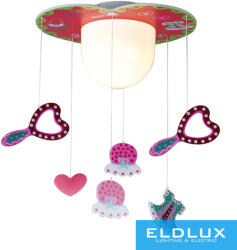 ELDLUX UFO mennyezeti lámpa E27 piros (MX9103-1)