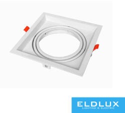 ELDLUX Süllyesztett spot keret 1*AR111 fehér 175x175mm / kivágás 160x160mm (P-AR111-B1)
