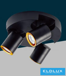 UNIVERSO Spot lámpatest 3xGU10 Max. 35w IP20 D220x108mm Fekete/Arany (TH8804-N)
