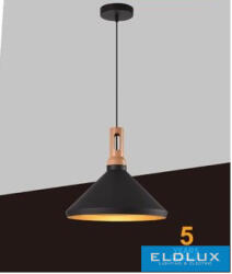 UNIVERSO Függeszték 1xE27 max. 60w D350x170x1300mm IP20 fekete/arany 5év (A92-N)