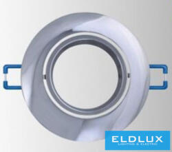 ELDLUX Süllyesztett spot lámpatest 1xMR16 ezüst ∅90x20mm/∅75mm (P12-L) - moretti