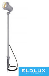 System Expo Fűbe szúrható kerti lámpa 1xGU10 max. 35w IP44 D100x640mm Szürke (486-03)
