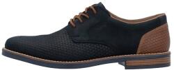 RIEKER Pantofi barbati, Rieker, 13509-14-Albastru-Inchis, casual, piele naturala, cu toc, albastru inchis (Marime: 44)