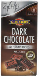 Quickbury 72% étcsokoládé Gm Hcm 75g - vegyesbolt