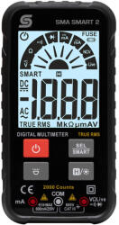 Somogyi Elektronic SMA SMART 2 multiméter, intelligens SMART azonosítás és manuális funkciók, érintés nélküli feszültségvizsgáló, automatikus méréshatár váltás (SMA_SMART_2)