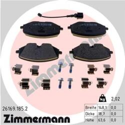 ZIMMERMANN Set placute frana ZIMMERMANN 26169.185. 2 (26169.185.2)