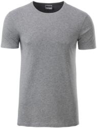 Daiber Tricou clasic pentru bărbați din bumbac organic 8008 - Gri prespălat | S (8008-1755190)