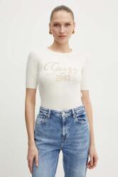 GUESS pulóver PALOMA könnyű, női, bézs, W4YR33 Z2NQ2 - bézs XS