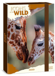 Ars Una Füzetbox ARS UNA A/4 Icons of the Wild-Giraffes (50855056) - papir-bolt