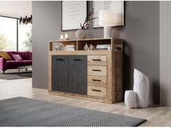 WIPMEB Luna Midi A Komoód 2d4s Old Style Light/matera