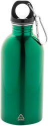  Ressuto újrahasznosított rozsdamentes acél kulacs karabínerrel 400 ml (AP808228-07)