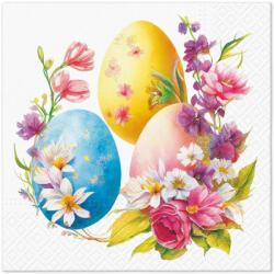 PAW Egg Bouquet papírszalvéta 33x33cm, 20 db-os